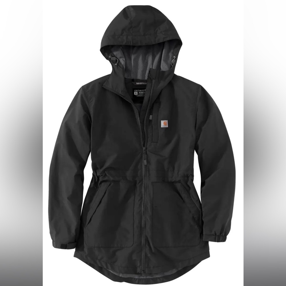 Carhartt women’s rain jacket black small